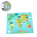 벽걸이 세계지도 공룡