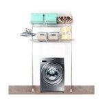 광폭 세탁기 폭조절 선반 2단 세탁기선반 건조기선반 세탁실선반 선반 베란다선반 정리선반 다용도선반 봉