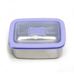 스텐락 플러스직사각4호 원터치버튼 스텐밀폐 찬합 주방용품 용기