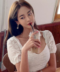 스위트글램 마얀 레이스 퍼프 탑