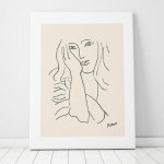 셀러허브 피카소 드로잉 No10 그림 액자 10호