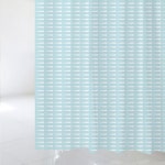 디자인수풀 샤워 커튼 북유럽 스타일 sc520 L 1800 x 1880 스테인리스 고리 12p 1세트