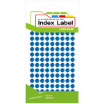 유니온 스티커 원형 홀로그램 단색 지름8mm 7매입 청색 UL-2304-2B