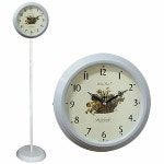 무소음 화이트과일 단면 스탠드시계 제조한국 GB6061