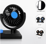 타이푼 듀얼 선풍기 12v 24v VIP-409