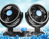 타이푼 듀얼 선풍기 12v 24v VIP-409