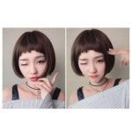 단정한 다양한 컷트 숏헤어 귀여운가발 망포함