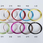 칼라 공예철사 1 5 4M