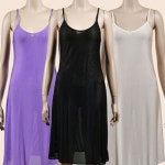 뵈뵈 세로 골지 인견 롱끈슬립