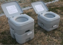 올뉴 2점 배출식 수세식 화장실 전용가방 20L