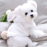 강아지의류 래빗 보아플리스 BND-W40