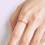 티르리르 하프 실버체인반지 TRSSVP13314M