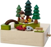 산리오 산리오 SANRIO 목제 오르골 스누피 캠프 H9126 721425