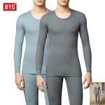 BYC BYC삼중직누빔에어베이직내복남상하1세트 84 DAS0030 77