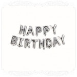 해피버스데이 은박알파벳 풍선 생일 파티 가랜드형
