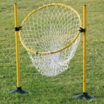 다우리 - 피칭연습용 골망 중 치핑타겟 그물망1 후프1 클립2 PVC 폴대 2개 고무베이스 2개 학교용품 체육용품 축구용품