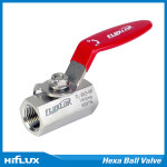 하이플럭스 락타입 볼밸브 Hex Ball Valve Female - 1 2 PT - FL-BV3-8R