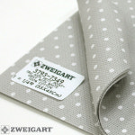 쯔바이 자수원단 18카운트-AIDA-PETIT POINT-GRAY WITH 3793-7349