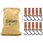 캠핑 인디언행어 가죽 고리 걸이 행어 후크 파우치포