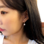 쥬얼리팜므파탈 K14 오쏠레 귀걸이 H1665