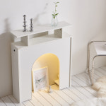 스칸디무드 커스트 LED 벽난로 콘솔 800