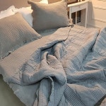 그림같은집 퓨어리치 2 60수 워싱 누빔이불패드세트 K