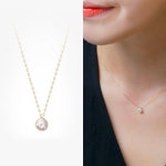 심플 미니 라운드 목걸이