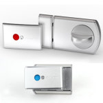 사각 큐비클 잠금쇠 화장실 잠금장치 T-420T