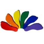 다우리 발마커 PE 12개1세트 미끄럼방지 발바닥마커