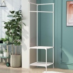 코너 렉 선반 철제 조립식 행거 틈새 구석 헹거