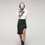 제이유퍼 제이유퍼 언발란스 트임 스커트 CB001