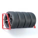 타이어 랙 진열대 정비소 거치대 카센터 앵글 보관대