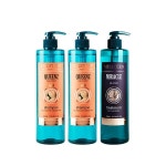 메디틴 퀸즈 단백질 샴푸 520ml x 2개 + 미라클 트리트먼트 520ml