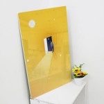 꾸밈 pi464-폼아크릴액자38CmX58Cm 풍수일러스트옐로우도어