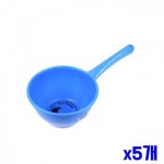 튼튼한 손잡이 자루바가지 중 18 5x37 5x12 x5개