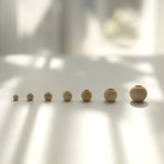 우드구슬 큰 내경 마크라메 라탄공예 비즈공예재료