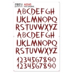 꾸밈인스 꾸밈인스스티커 공포알파벳 A0345