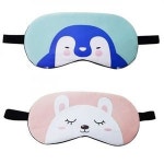 캐릭터 찜질 수면안대 젤팩포함 블루오리