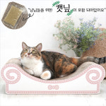 패리스캣 고양이 소파스크래쳐 캣닢포함 1개