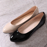 마이첼리나 발볼넓힘 애나멜 플랫슈즈 발볼선택안함 270 WS-3521