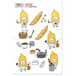 꾸밈인스 꾸밈인스스티커 장단콩캐릭터 A0700