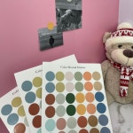 다꾸 스티커 꾸미기 폴꾸 컬러믹스 칭찬스티커 동그