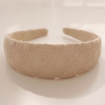 제이로렌 꽃 무늬 패브릭 헤어 머리띠 H0564