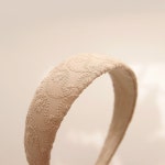 제이로렌 꽃 무늬 패브릭 헤어 머리띠 H0564