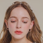 제이로렌 엔틱 진주 웨이브 헤어밴드 H0883