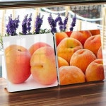 꾸밈 pj194-폼아크릴액자18CmX18CmX2ea 무병장수복숭아08