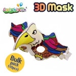 컬러룬 마스크 독수리 10개 유아 가면 풍선 컬러룬 마스크 독수리 10개 유아 가면 풍선