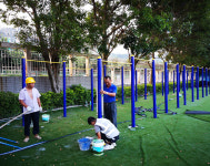 야외 철봉 행봉 공원 운동장 학교 약수터 실외