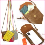 쌈지 핸드폰가방 미니크로스빽 수납공간넉넉 소품케이스 여권 여행