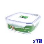 1 1L 플라스틱 주방용품 x7개 음식보관 밀폐용기